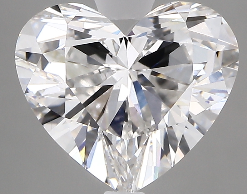 3.00 Carat G-VS2 Ideal Heart Diamond