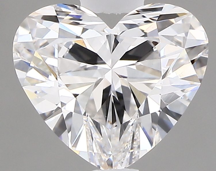 1.38 Carat G-VVS2 Ideal Heart Diamond