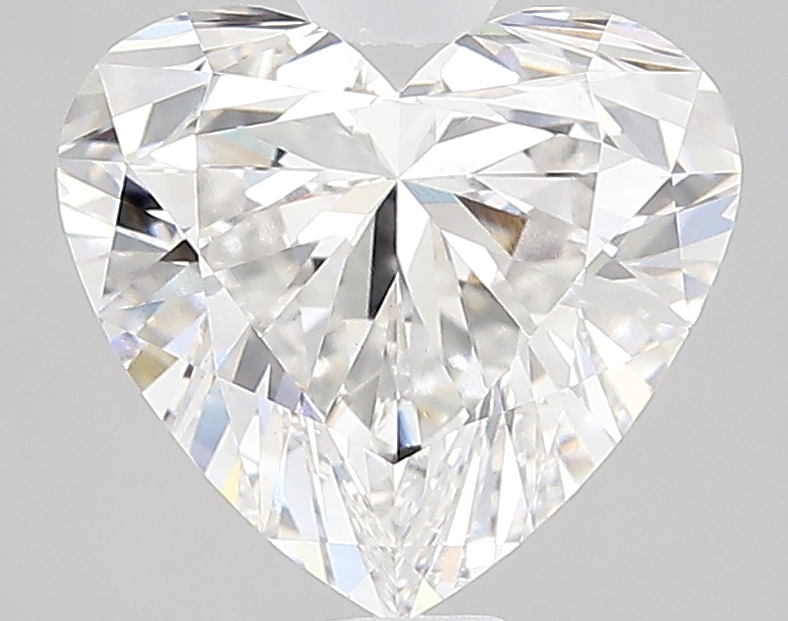 2.96 Carat G-VVS2 Ideal Heart Diamond