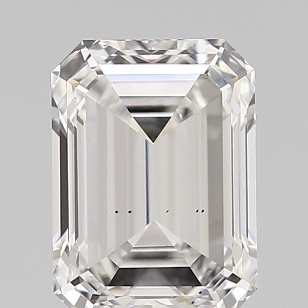 1.90 Carat F-SI1 Ideal Emerald Diamond
