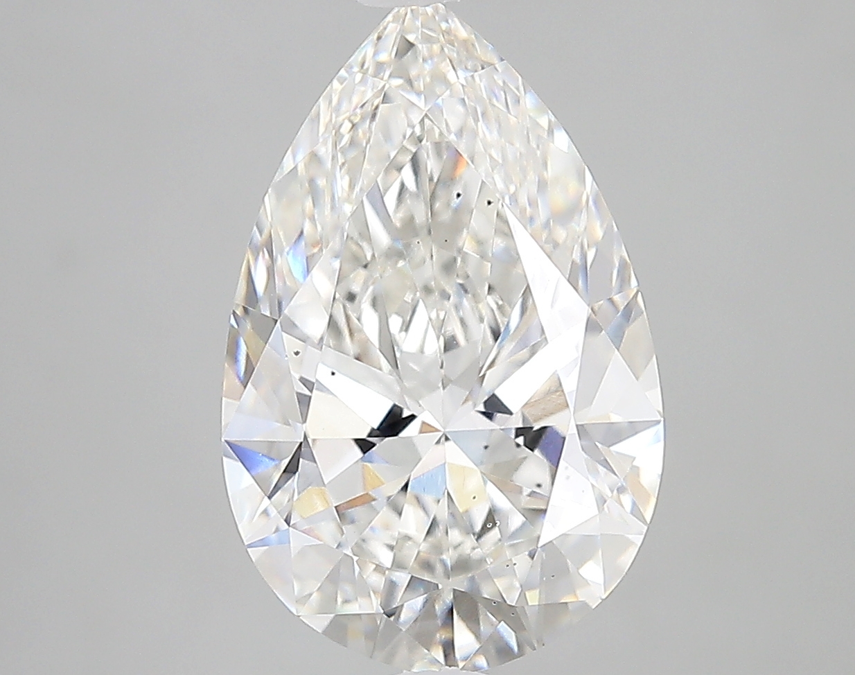 4.21 Carat G-VS2 Ideal Pear Diamond