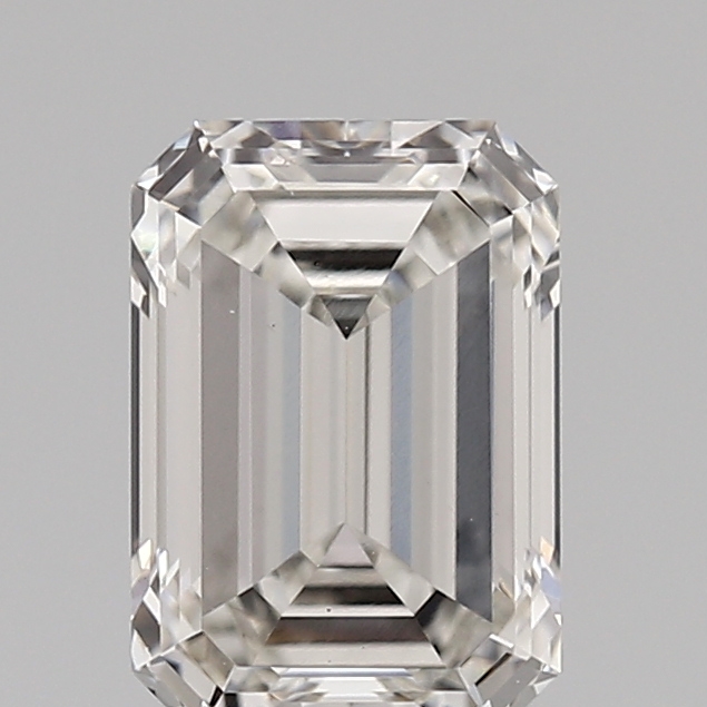 1.69 Carat H-VS1 Ideal Emerald Diamond