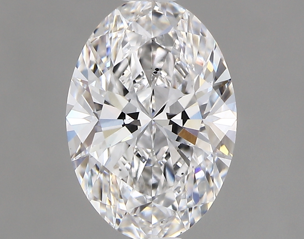 1.21 Carat F-SI1 Ideal Oval Diamond