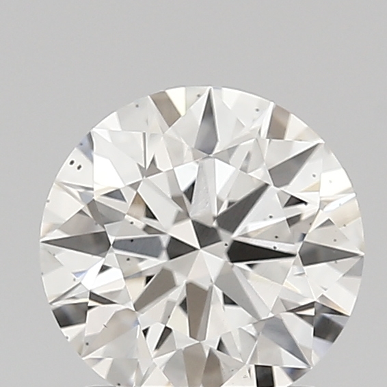 1.28 Carat F-SI1 Ideal Round Diamond