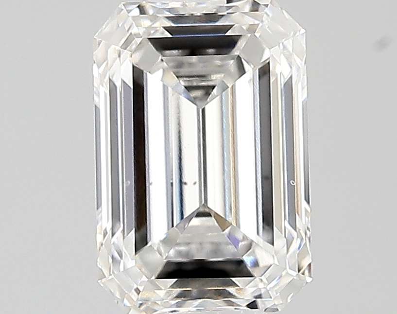 1.64 Carat F-VS2 Ideal Emerald Diamond