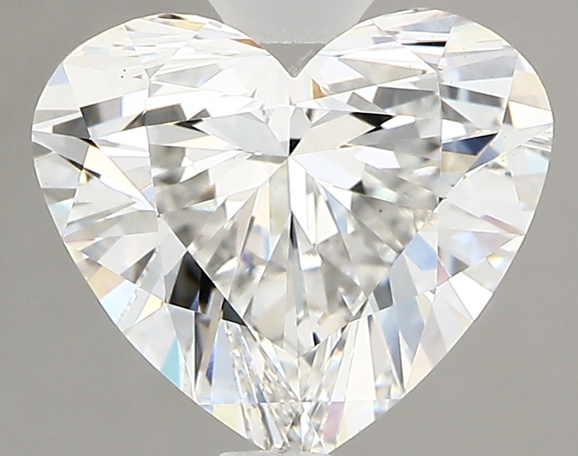 2.76 Carat F-VS1 Ideal Heart Diamond