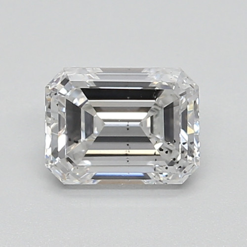 0.75 carat f SI2 EX  Cut IGI emerald diamond