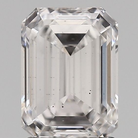 1.82 Carat E-SI1 Ideal Emerald Diamond