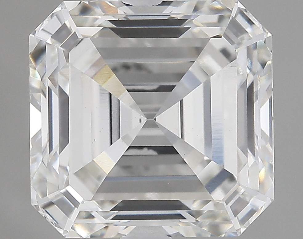 4.24 Carat asscher Lab Grown Diamond Front Image