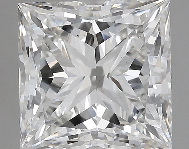 3.72 Carat G-VS2 Ideal Princess Diamond