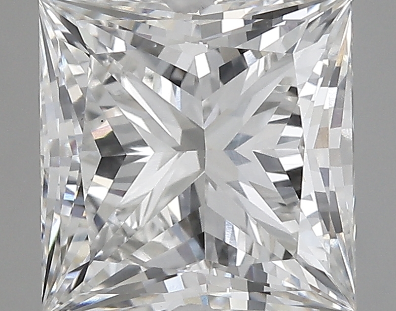 3.73 Carat H-VS1 Ideal Princess Diamond