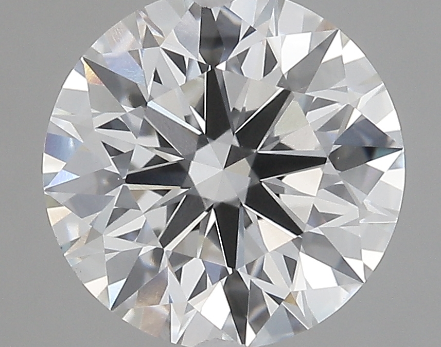 3.16 Carat round Lab Grown Diamond Front View