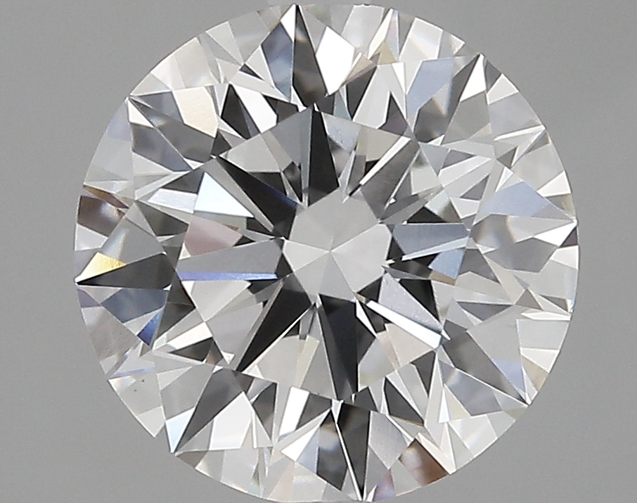 3.28 Carat round Lab Grown Diamond Front Image