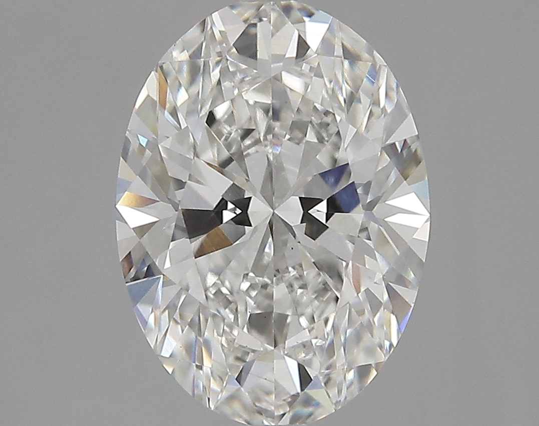3.18 Carat oval Lab Grown Diamond Front View