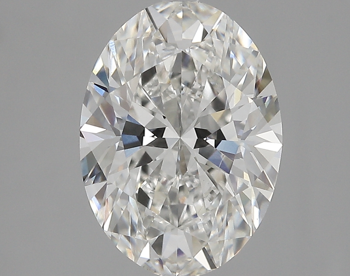 3.28 Carat oval Lab Grown Diamond Front Image