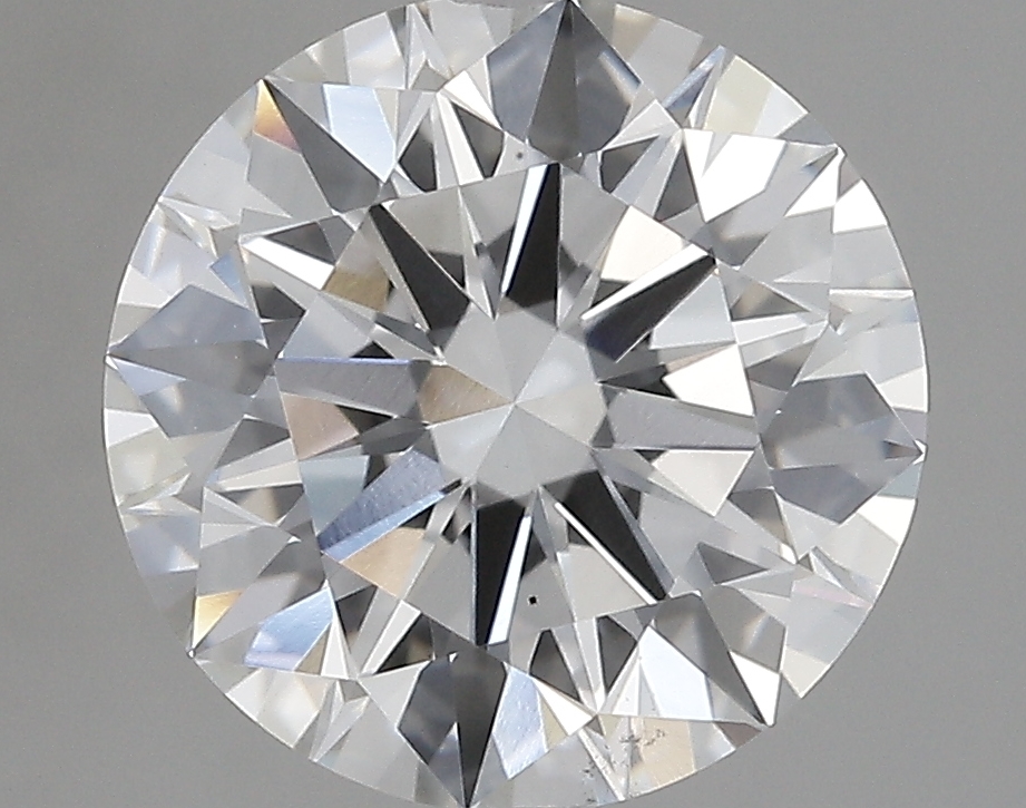 3.26 Carat round Lab Grown Diamond Front View
