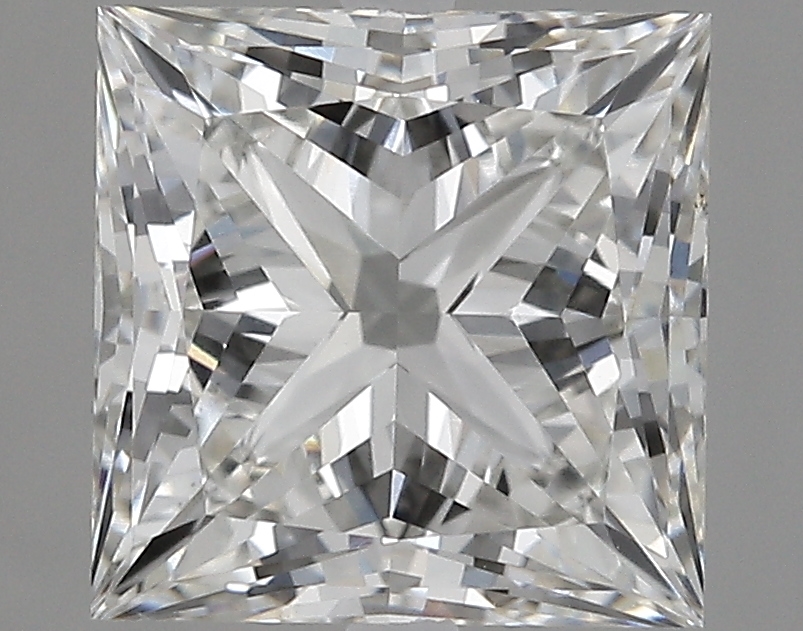 3.32 Carat H-VS1 Ideal Princess Diamond