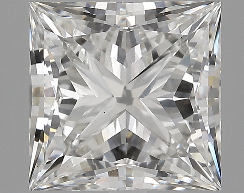 3.62 Carat H-VS1 Ideal Princess Diamond