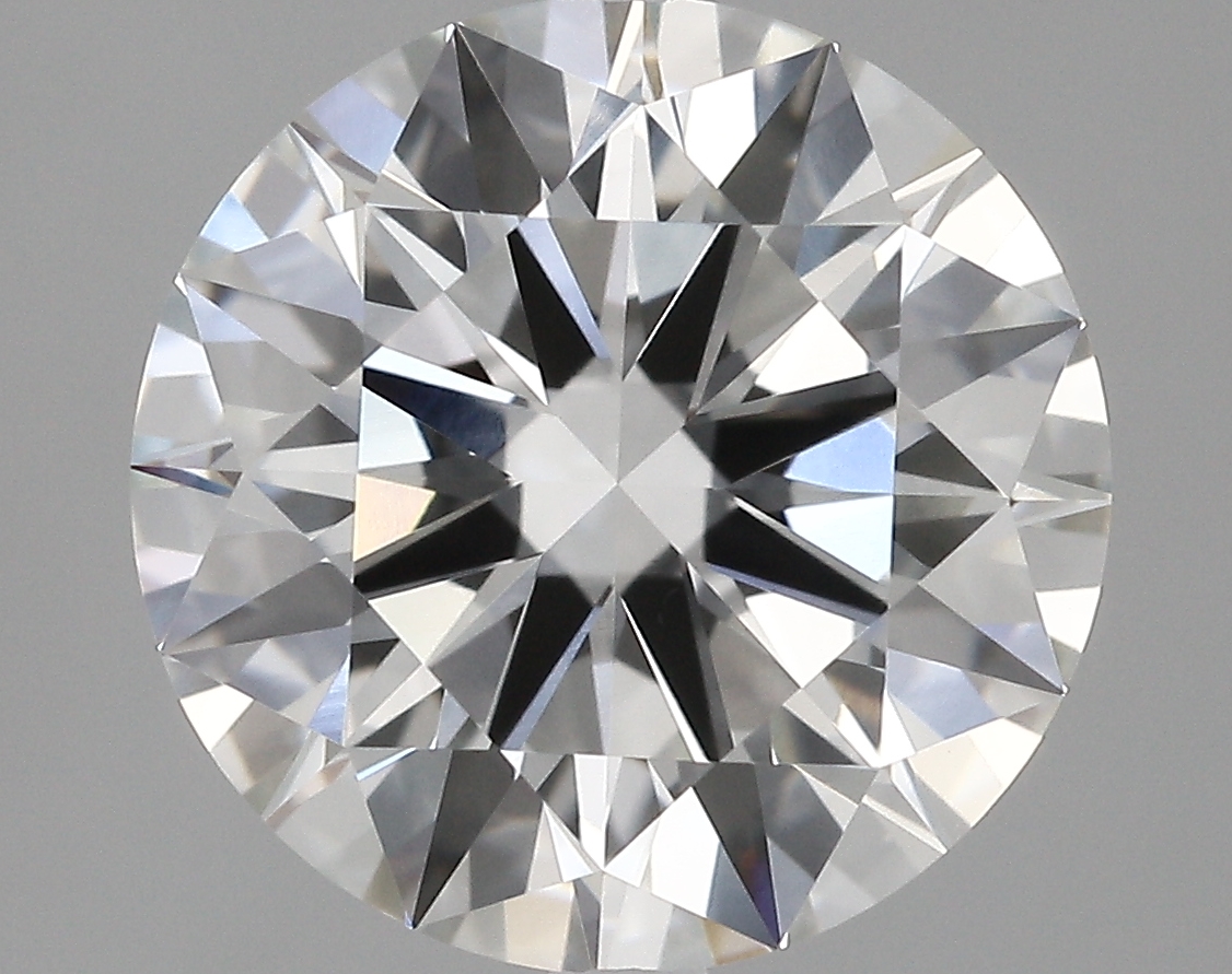 3.26 Carat round Lab Grown Diamond Front View