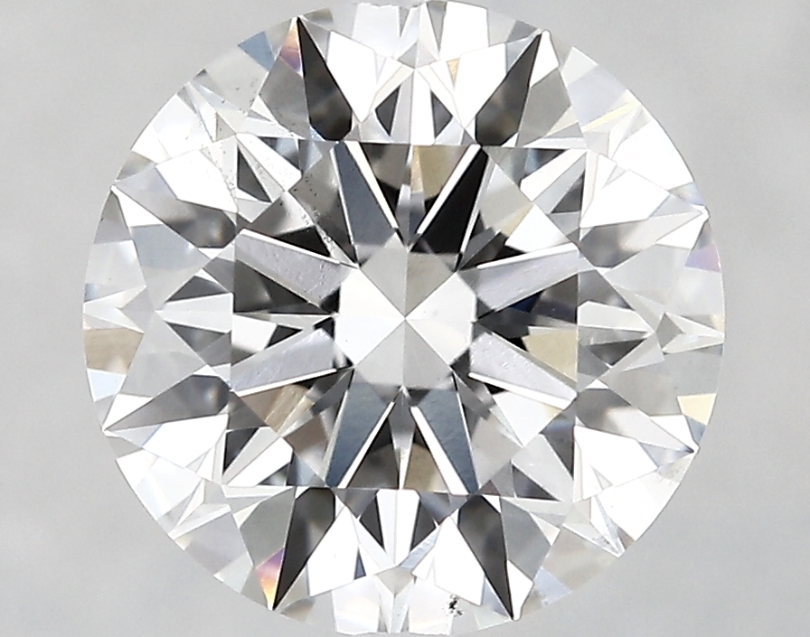 3.21 Carat round Lab Grown Diamond Front View