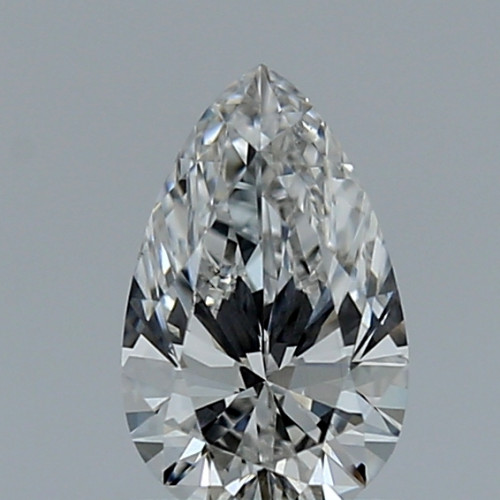 0.67 carat f VVS2 EX Cut IGI pear diamond