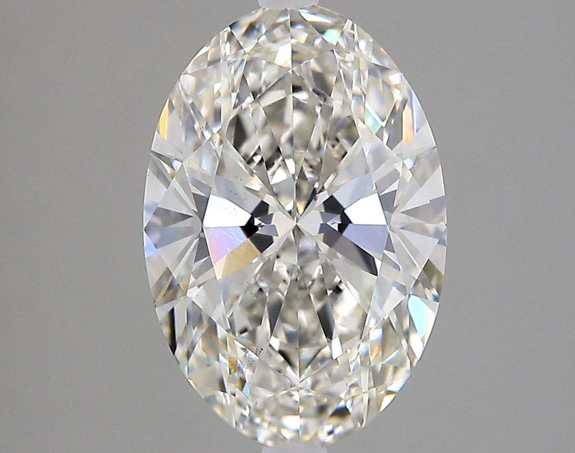 3.19 Carat H-VS1 Ideal Oval Diamond