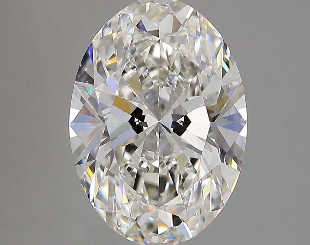 3.06 Carat H-VS1 Ideal Oval Diamond