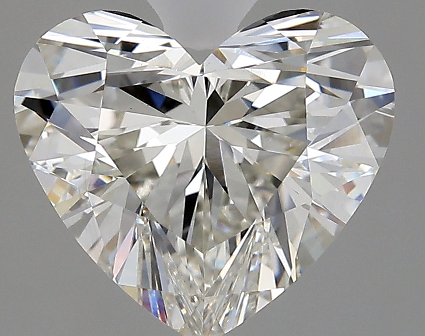 3.11 Carat H-VS1 Ideal Heart Diamond