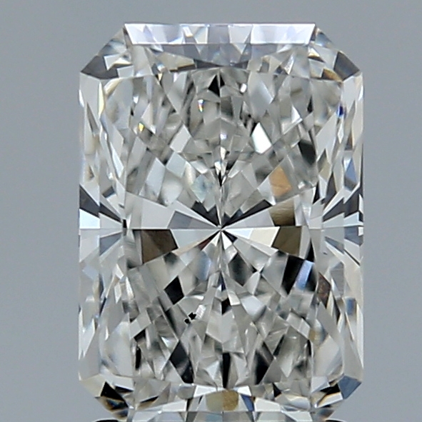 1.68 Carat G-VS2 Ideal Radiant Diamond