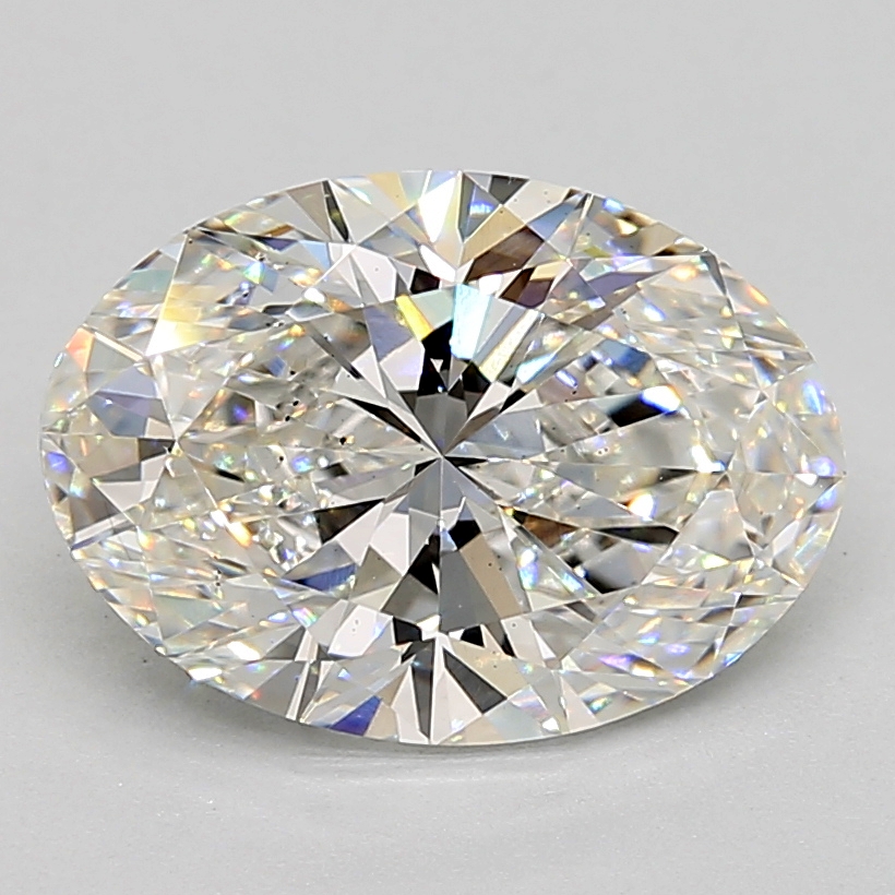 3.22 Carat oval Lab Grown Diamond Front Image