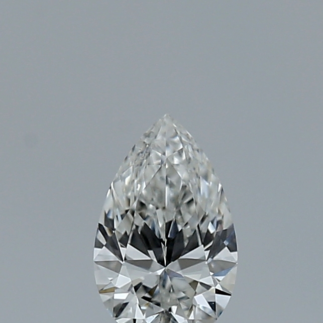 0.43 Carat pear Lab Grown Diamond Front Image