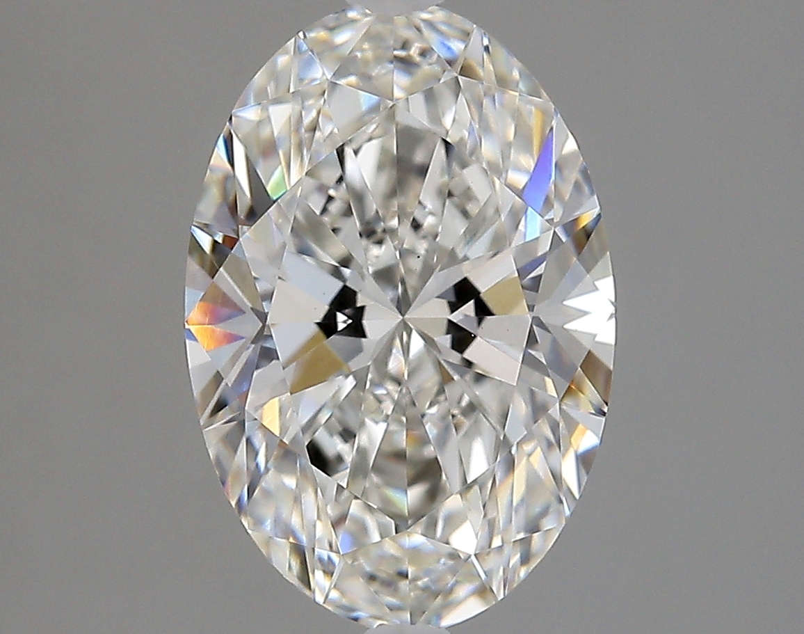 3.31 Carat H-VS1 Ideal Oval Diamond