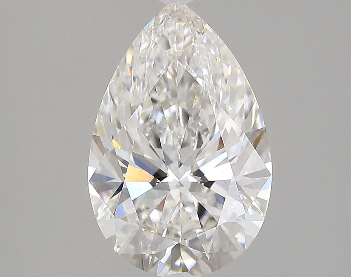 3.02 Carat H-VS1 Ideal Pear Diamond
