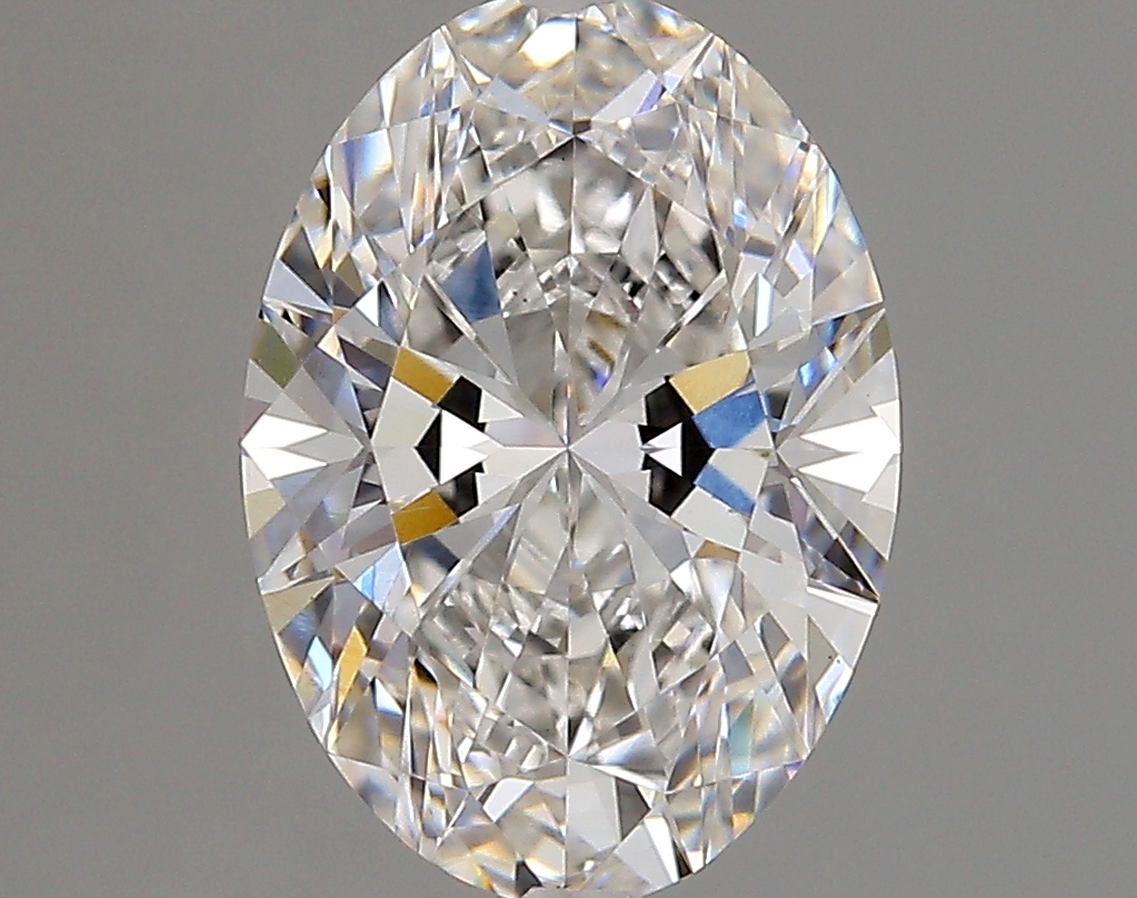 2.66 Carat oval Lab Grown Diamond Front View