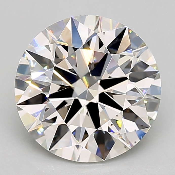 3.12 Carat round Lab Grown Diamond Front View