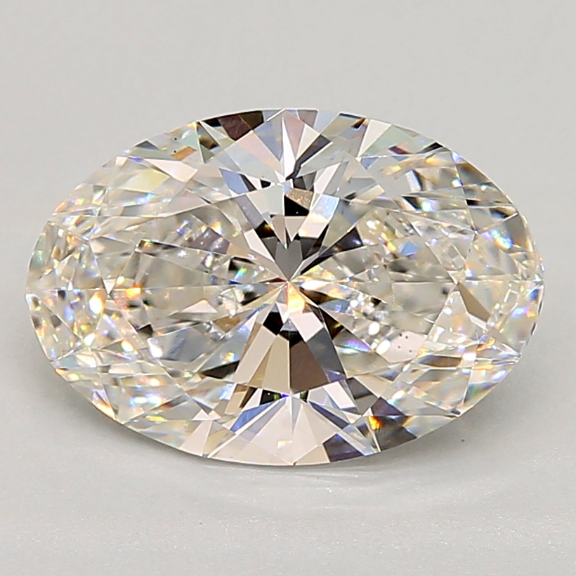 3.15 Carat oval Lab Grown Diamond Front View