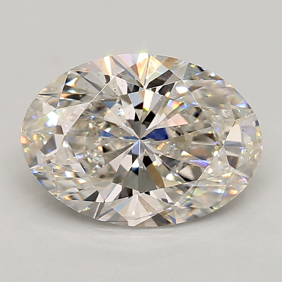 4.09 Carat oval Lab Grown Diamond Front Image