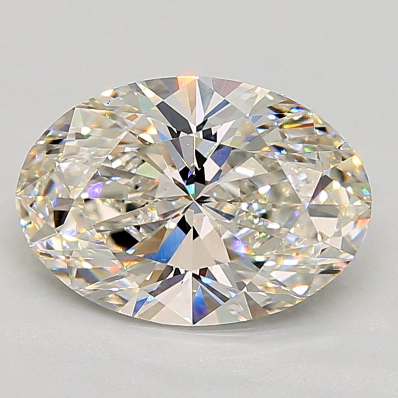 3.07 Carat oval Lab Grown Diamond Front Image