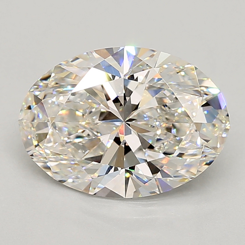 3.37 Carat oval Lab Grown Diamond Front Image