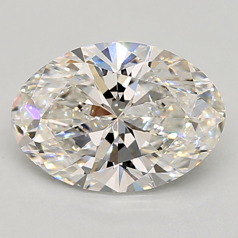 2.55 Carat oval Lab Grown Diamond Front Image