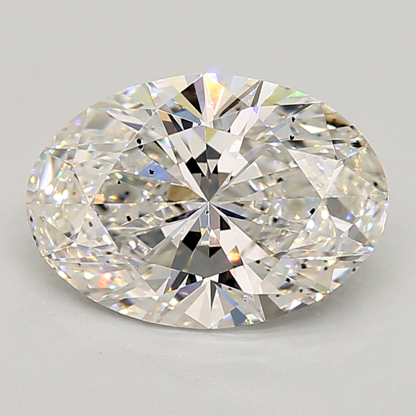 3.24 Carat oval Lab Grown Diamond Front View