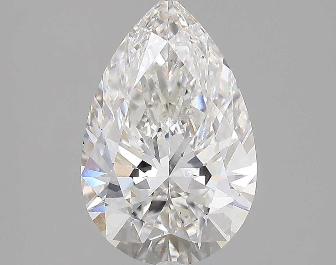 3.06 Carat G-VS2 Ideal Pear Diamond