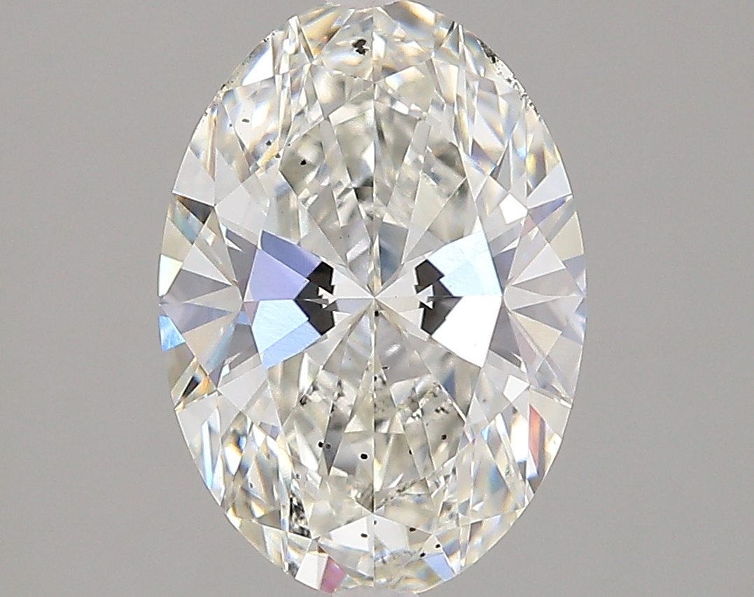 3.01 Carat H-SI1 Ideal Oval Diamond