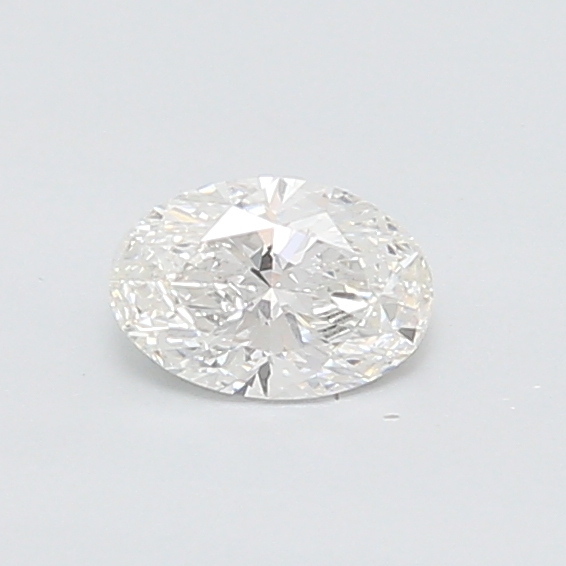 0.50 Carat oval Lab Grown Diamond Front View
