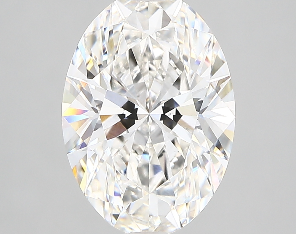 2.74 Carat oval Lab Grown Diamond Front Image