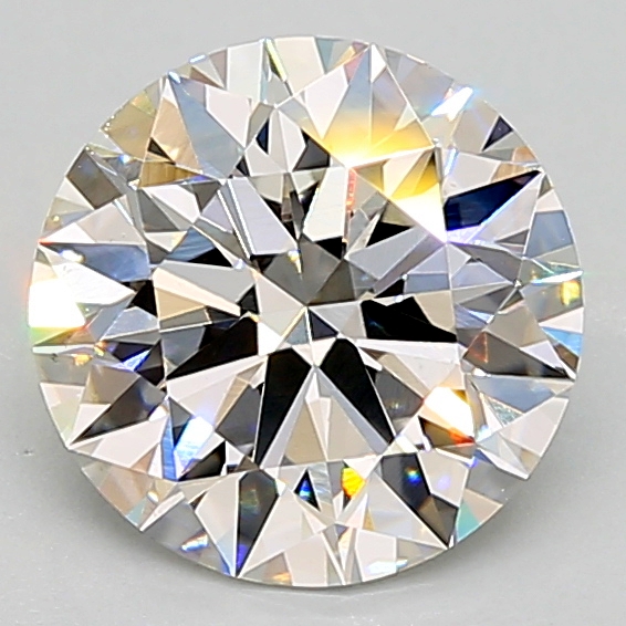 2.06 Carat round Lab Grown Diamond Front Image