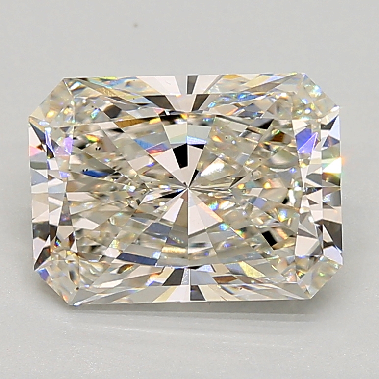 3.31 Carat radiant Lab Grown Diamond Front View