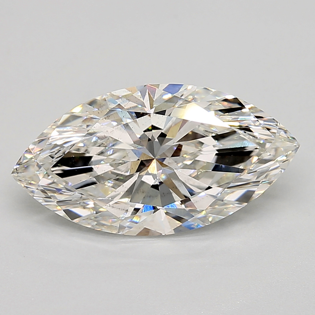 4.00 Carat marquise Lab Grown Diamond Front View