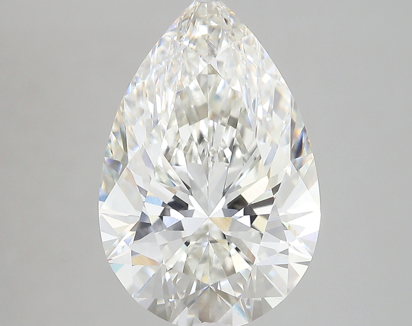 5.18 Carat H-VS1 Ideal Pear Diamond