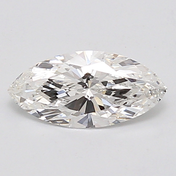 0.87 Carat marquise Lab Grown Diamond Front View